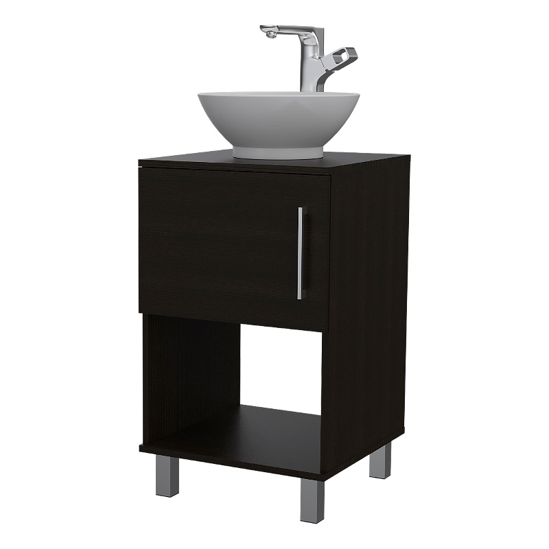 Boahaus Amanda Single Bathroom Vanity (Black)