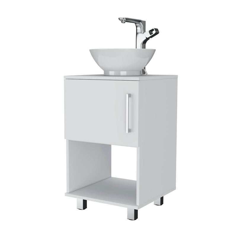 Boahaus Amanda Single Bathroom Vanity (White)
