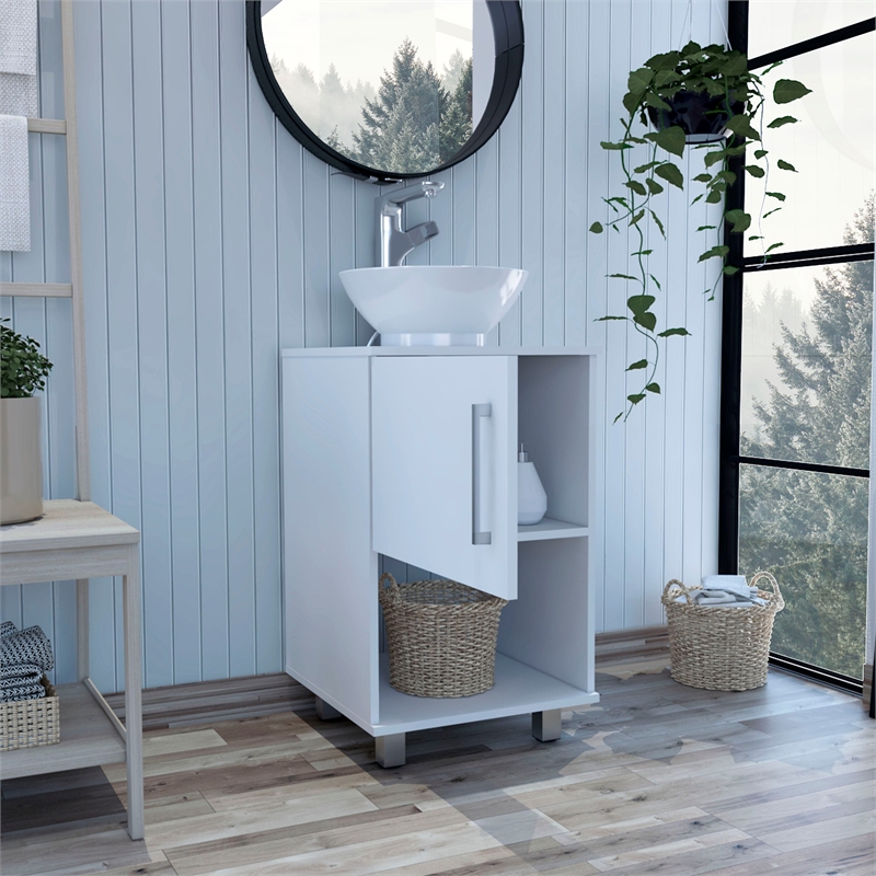 Boahaus Amanda Single Bathroom Vanity (White)