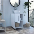 Boahaus Amanda Single Bathroom Vanity (White)