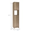 Boahaus Camrose Linen Cabinet  (Brown)