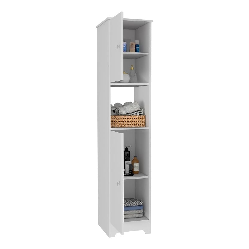 Boahaus Camrose Linen Cabinet  (White)