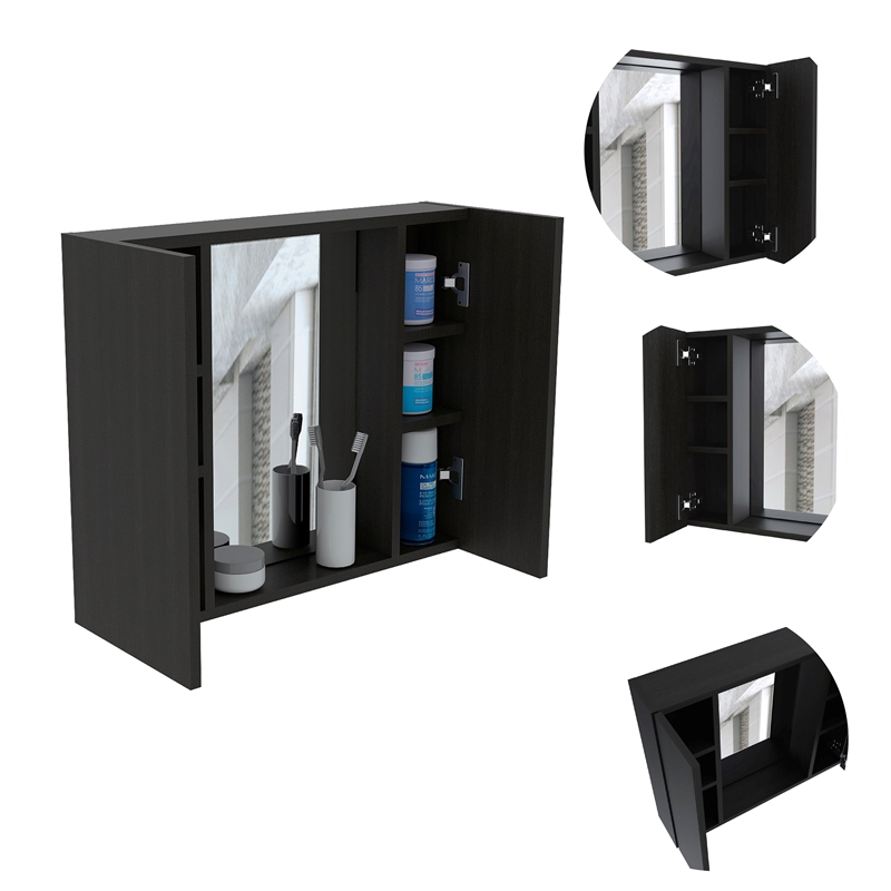 Boahaus Braga Medicine Cabinet (Light Gray)