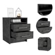 Boahaus Malaga Nightstand  (Gray)