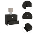 Boahaus Elche Nightstand (Black)