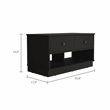 Boahaus Luxor Storage Bench (Black)