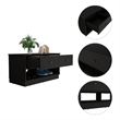 Boahaus Luxor Storage Bench (Black)