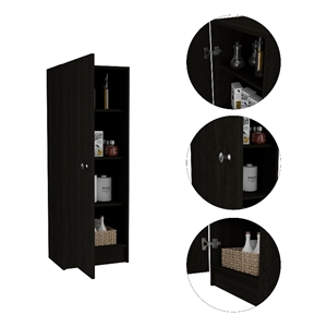 Boahaus Nimes Kitchen Cabinet  (Black)