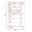 Boahaus Lila Kitchen Cabinet (White)