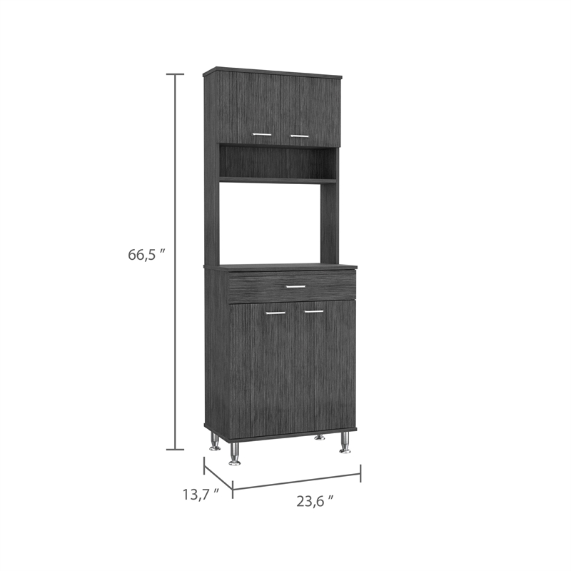 Boahaus Albi Kitchen Cabinet (Gray)