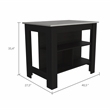 Boahaus Albi Kitchen Cabinet (Gray)
