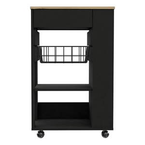 Pessac Kitchen Cabinet (Black Color)