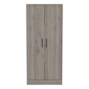 Boahaus Hamburg Armoire (Light Gray)