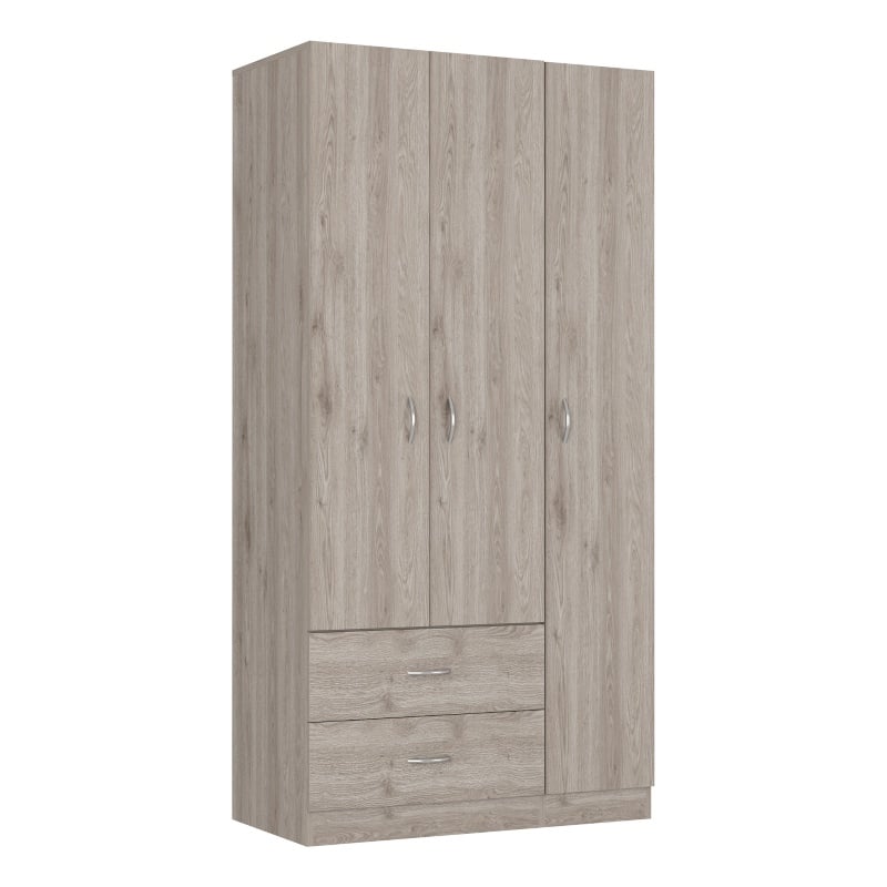 Boahaus Frankfurt Armoire (Light Gray)