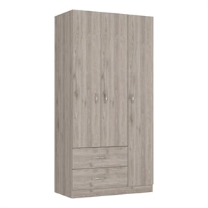 Boahaus Frankfurt Armoire (Light Gray)
