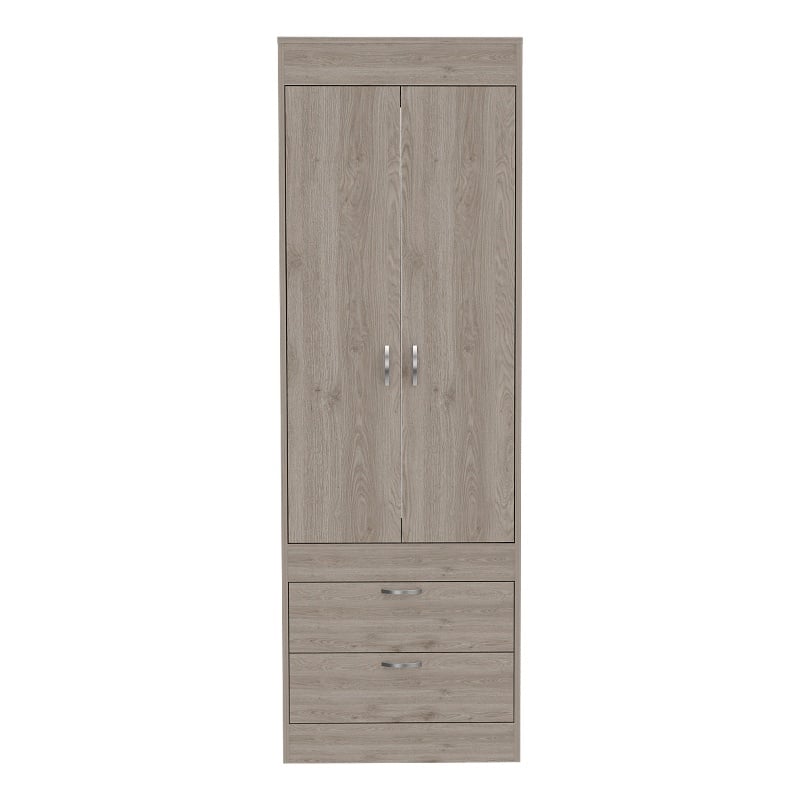 Boahaus Essen Armoire (Light Gray)