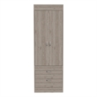 Boahaus Essen Armoire (Light Gray)