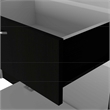 Boahaus Dresden Armoire (Black Wengue/White)
