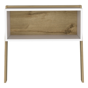 Boahaus Eibar Nightstand (Light Oak/White)