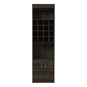 Boahaus Wells Bar Cabinet (Carbon Espresso)