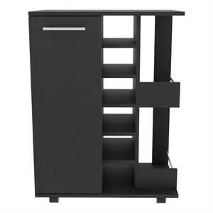 Boahaus Yorkshire Bar Cart (Black Wengue)