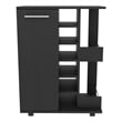 Boahaus Yorkshire Bar Cart (Black Wengue)