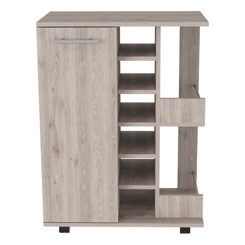 Boahaus Yorkshire Bar Cart (Light Oak )