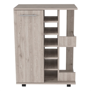 Boahaus Yorkshire Bar Cart (Light Oak )