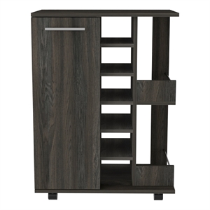 Boahaus Yorkshire Bar Cart (Carbon Espresso)