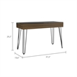 Boahaus Shantou Desk (Mahogany)