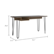 Boahaus Bandung Desk (Mahogany)