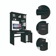 Boahaus Singapore Desk (Black Wengue)