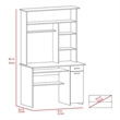 Boahaus Singapore Desk (Black Wengue)