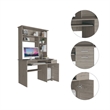 Boahaus Singapore Desk (Light Gray )