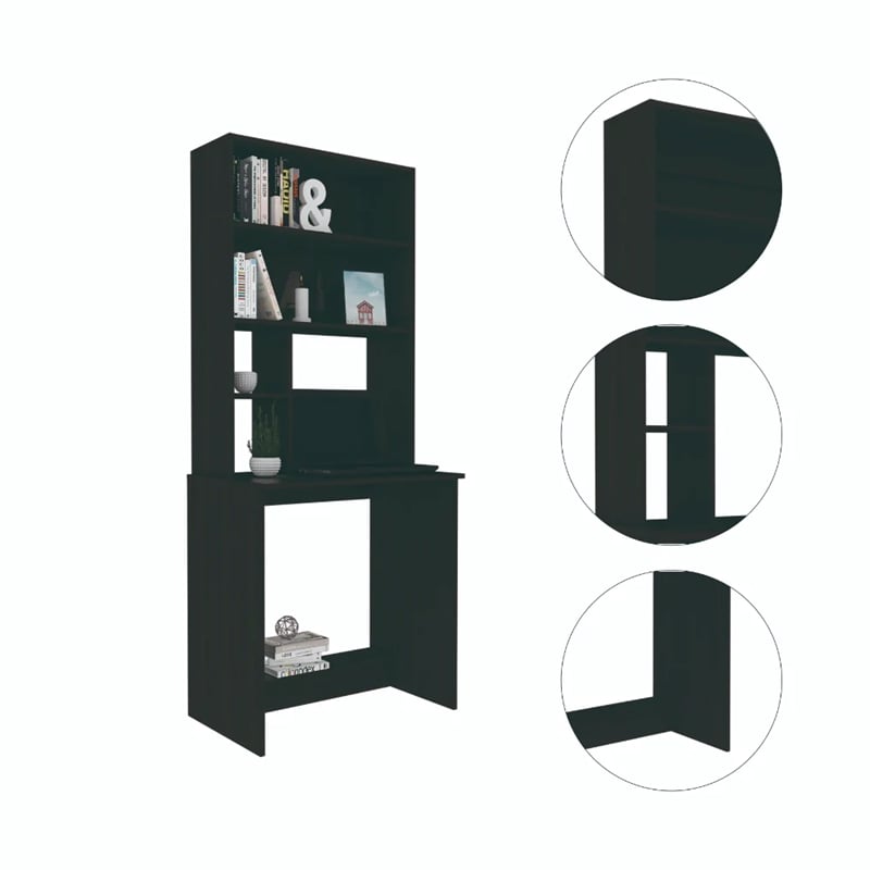 Boahaus Dhaka Desk (Black Wengue)