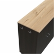 Boahaus Nanterre Kitchen Island (Black Wengue)