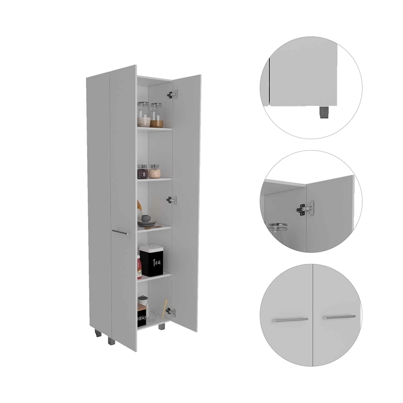 Boahaus Metz Pantry (White)