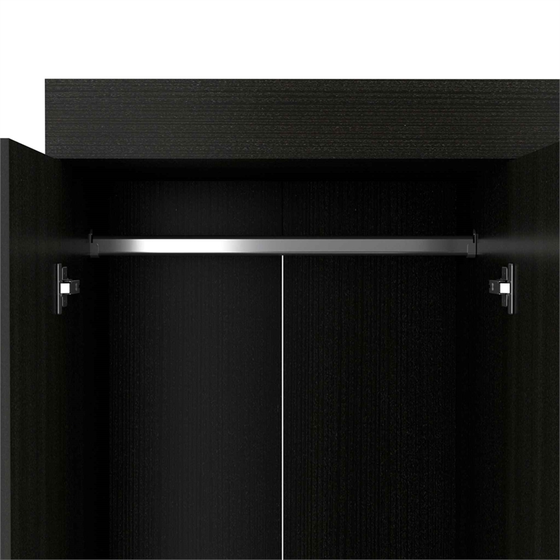 Boahaus Bielefeld Armoire (Black Wengue)