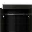 Boahaus Bielefeld Armoire (Black Wengue)