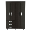 Boahaus Bielefeld Armoire (Black Wengue)