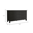 Boahaus Elinor Dresser (Black Wengue)