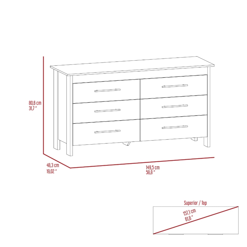 Boahaus Elinor Dresser (Black Wengue)