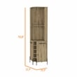 Boahaus Sunderland Bar Cabinet (Macadamia)