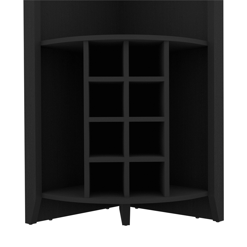 Boahaus Stanley Bar Cabinet (Black Wengue)