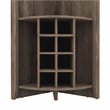 Boahaus Stanley Bar Cabinet (Dark Brown)