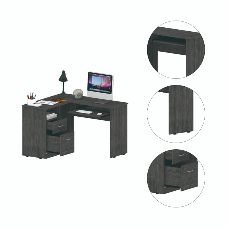 Boahaus Nagpur Desk (Gray)