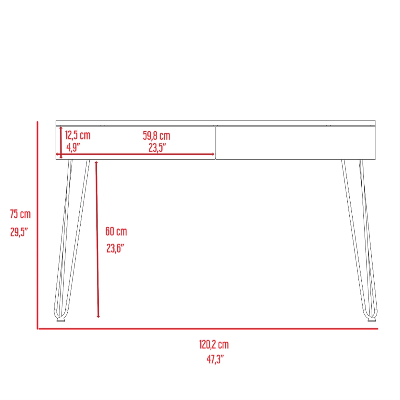 Boahaus Shenzhen Desk (Gray)