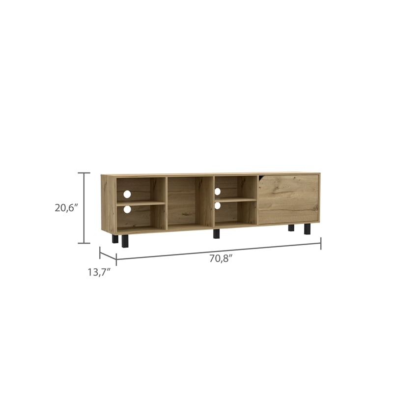 Boahaus Miami TV Stand (Light Oak)