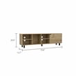 Boahaus Miami TV Stand (Light Oak)