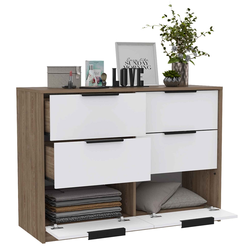 Boahaus Betty Dresser (Pine/White)